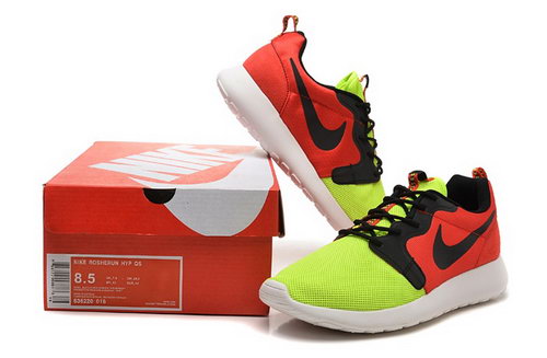 Nike Roshe Run 3m Mens Shoes Red Green Black Hot Outlet Store